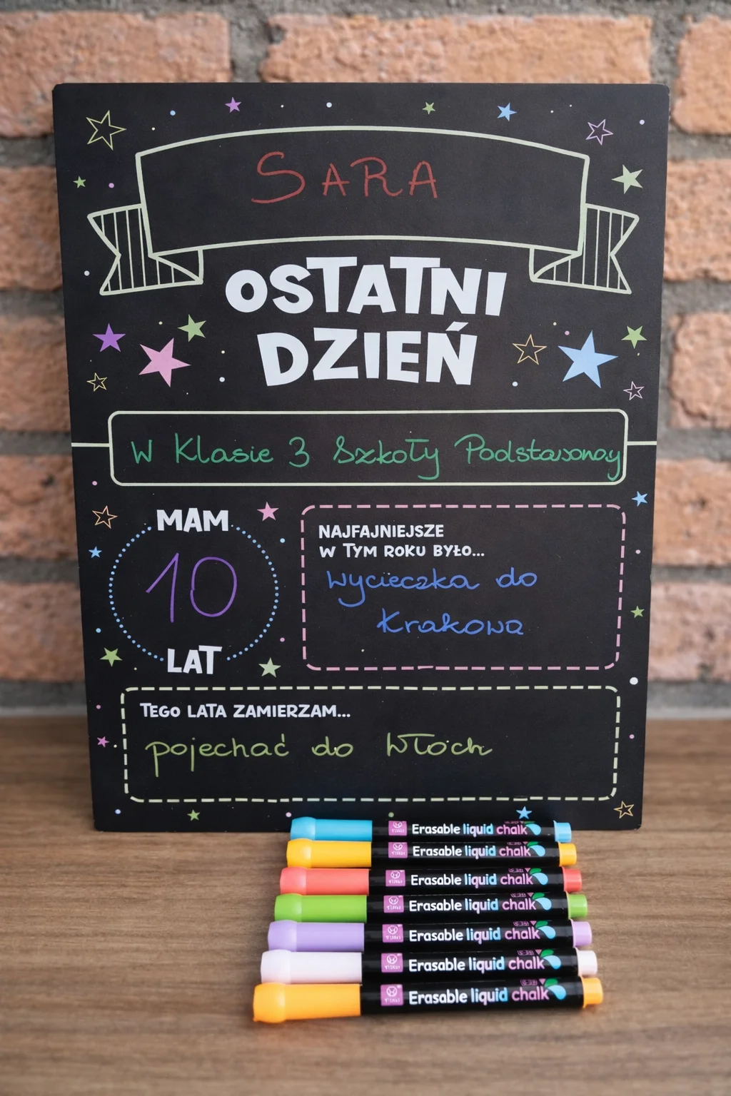 Tablica wypełniona 2